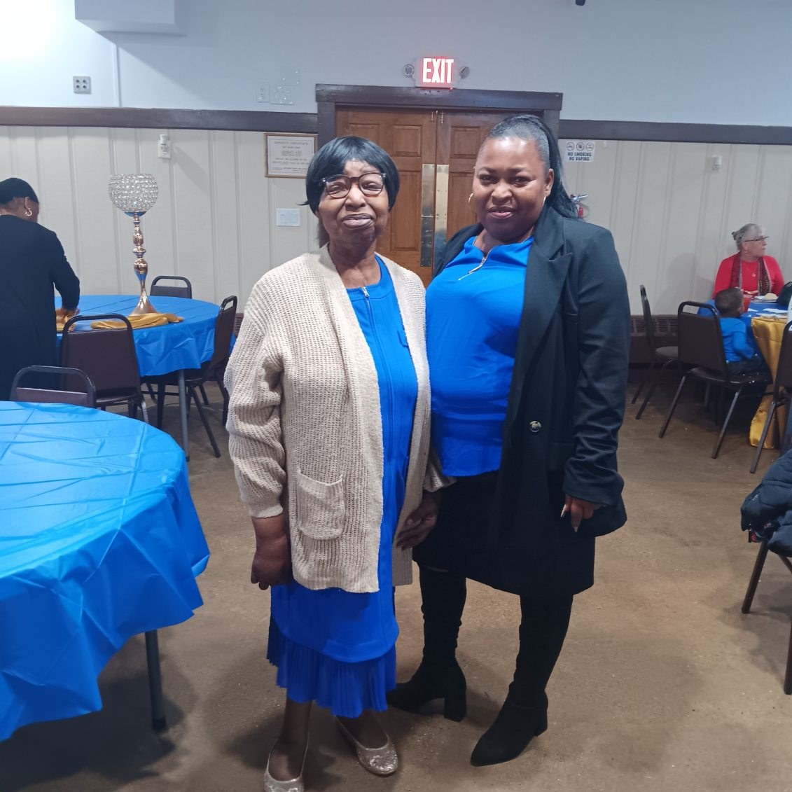 Elizabeth Jackson with her mother, Theresa Jackson